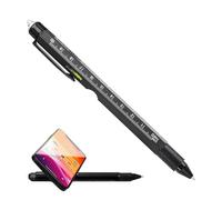 Multifunction Pen - 9-in-1 Alloy ABS 16.5x1.5x1.2cm | Engineering Gadget Pen With LED Light, Screwdrivers, Level, Ruler, Bottle Opener | Pocket Tool For Father Boyfriend Husband Christmas Birthday