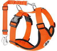 Multifunctional Adjustable Breathable Vest Harness And Leash Set With Safety Belt For Car Road Travel Walking