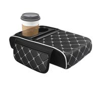 Multifunctional Car Armrest Cushion, Center Console Protector, Height Adjustable Storage Arm Rest, Pocket for Cars Trucks, Soft Comfortable Padding for Vehicle Interior, Office Chair Seat Accessory