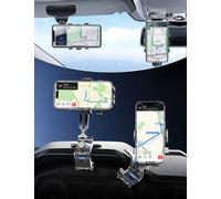 Multifunctional Car Dashboard Mobile Phone Holder pour Dacia Sandero 3 / Sandero Stepway 3 III 2021-2024 2025,Support de téléphone de Voiture Rotatif à 360 degrés pour téléphones de 4 à 7 Pouces