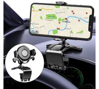 Multifunctional Car Phone Holder, 360 Degree Rotation Universal (Black-2)