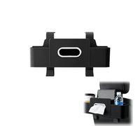 Multifunctional Car Seat Back Storage Box with Tissue Box & Hooks, Durable Seat Back Storage Box for Phone, Drink, Handbag, and Snacks (Black*1pcs)