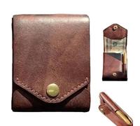 Multifunctional Compact Wallet,Handmade Leather Card Holder/Wallet,Slim Minimalist Wallet,Premium Leather Slim Money Clip for Men,Large Capacity Card Holder Wallet,Built In Pen Slot,Gifts for Men
