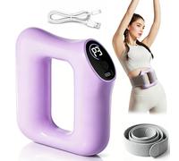 Multifunctional Fascia Ring for the Entire Body, Electric Massage Ring with 3 Modes 5 Levels, Percussion Massager for Muscle Recovery Deep Tissue Relaxation and Full Body Use (Purple)