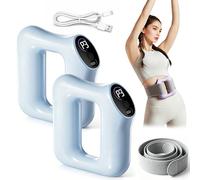 Multifunctional Fascia Ring for the Entire Body, Electric Massage Ring with 3 Modes 5 Levels, Percussion Massager for Muscle Recovery Deep Tissue Relaxation and Full Body Use (Blue*2)