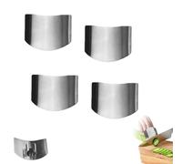 Multifunctional Finger Protector for Cutting, 2026 New Stainless Steel Finger Guard for Cutting, Protector Avoid Hurting When Slicing and Dicing Kitchen (4PCS)