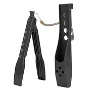 Multifunctional Fish Grip Controller, ABS Plastic Floating Clamp with Stainless Steel, Anti Slip Clamp Cover, Fishing Tool for Safe Fish Handling (Black)