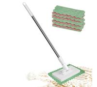 Multifunctional Flat Mop | Hands Free Flat Mop Hygienic Hands Free Tool | Hygienic Multifunctional Floor Cleaning Mops For Home Kitchen Bathroom Living Room Hallway Balcony Classroom Dormitory Offic