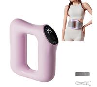 Multifunctional Full-Body Fascia Rin, Ergonomic Electric Fascia Massager, Deep Tissue Vibrations with Portable Design, Adjustable Massage Modes (Pink)