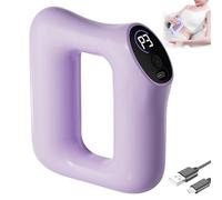 Multifunctional Full-Body Fascia Ring, Charging Full Body Massager, Adjustable Massage Modes, Ergonomic Design and Noise Reduction, with Adhesive Waistband (Purple)
