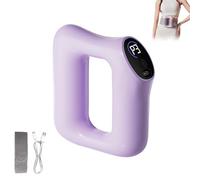 Multifunctional Full-Body Fascia Ring, Deep Tissue Vibrations with Portable Design, Ergonomic Electric Fascia Massager, Low Noise and Rechargeable (Purple)