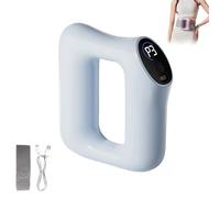 Multifunctional Full-Body Fascia Ring, Deep Tissue Vibrations with Portable Design, Ergonomic Electric Fascia Massager, Low Noise and Rechargeable (Blue)