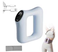 Multifunctional Full-Body Fascia Ring, Fast Fat Burning Yoga Ring Massager, Ergonomic Electric Fascia Massager, 3 Modes & 5 Intensity Levels, 360° Full-Body 3-in-1 (Blue)