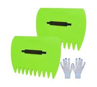 Multifunctional Garden Leaf Rake, Handheld Rake with Gloves, Claw Collector for Lawn Debris, Yard Cleaning, Leaf Collection, Outdoor Garden Maintenance, Reusable Design