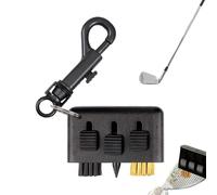 Multifunctional Golf Brush - Club Cleaner Tool, Ball Washer Design, Lightweight Cleaning Accessory | 2.17x1.22x0.47 Inches Golf Course Setup, Friends Gift, Husband Men Boys, Youth Girls Daughter Son