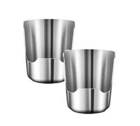 Multifunctional Kitchen Utensil Holder, Heavy-Duty Stainless Steel Pot Lid Organiser & Spoon Rest for Countertop, Space-Saving Vertical Storage Rack for Spatula, Ladle, Cutting Board & More (2Pcs)