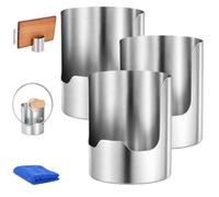Multifunctional Kitchen Utensil Holder, Stainless Steel Countertop Organizer and Spoon Rest for Countertop, Space-Saving Pot Lid Rest Stand for Home, Cooks, Kitchens，3pcs