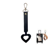 Multifunctional Magnetic Hat Clip for Travel, Hands-Free Hat Holder for Luggage Bag Purse Accessories, Secure Clip-On Design to Keep Hats Safe (Heart-shaped,Black)