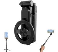 Multifunctional Magnetic Pocket Selfie Stick 4 in 1, Phone Stand with Wireless Remote for iPhone & Android for Video Recording & Photograph