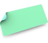 Multifunctional Office Desk Pad,35 x 60 Waterproof PU Leather Desk Pad,Non-Slip Double-Sided Mouse Pad for Office/Home/Gaming,Olive Green