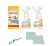 Multifunctional Powerful Kitchen Foam Cleaner, Kitchen Degreaser Heavy-Duty Grease Remover for Stove, No-Rinse Formula for Oven, Stove & More (2Pack)