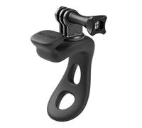 TELESIN Support guidon en silicone Anneau multifonction réglable pour GoPro Insta360 DJI Noir