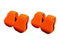 Multifunctional Rod Holder, Surf Fishing Pole Holders Carrier Ground, Portable Beach Fishing Pole Holder for Ground, for Various Sizes Poles (2 Orange)