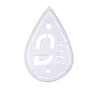 Multifunctional Sleeve Ruler for Pattern Making | Clear Plastic Drafting Template for Cutting/Sewing | Curve Tracing Ruler for Designers & Tailors | 4 Styles Set