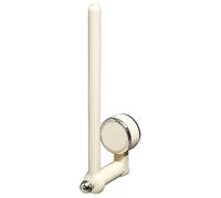 Multifunctional Sucker Hanging Rod, No Drill Mounted Hand Towel Holder, Suction Cup Paper Steady, Wall Mounted Bracket for Bathroom and Kitchen (Milky White,l)