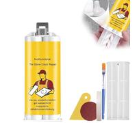 Multifunctional Tile Stone Crack Repair Kit, Kit de Réparation de Fissures Carrelage, Pâte de Réparation pour Carrelage et Vitrocéramique, Pâte de Réparation de Carrelage avec Kit