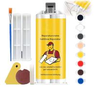 Multifunctional Tile Stone Crack Repair Kit, Tile Granite and Marble Repair Kit, Granite Repair Kit for Chips, Tile and Ceramic Glaze Repair Paste, Ceramic Stone Tile Floor Crack Repair Kit (1pcs)