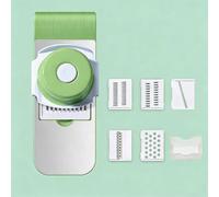 Multifunctional Vegetable Cutter,2026 Upgraded Multifunctional Fruit and Vegetable,Adjustable Cutter with Stainless Steel Blades,5 in 1 Slicer,Kitchen Gadgets (5-blade/Set)