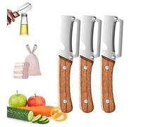 Multifunctional Vegetable Peeler, Stainless Steel 2-in-1 Multifunctional Fruit Peeler with Bottle Opener, Sharp Blade Kitchen Tool for Potato, Carrot, Apple & Orange, Ergonomic Easy Peeler (3Pcs)