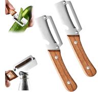 Multifunctional Vegetable Peeler, Ultra Sharp Stainless Steel Blade, With Bottle Opener, Ffortless Peeling Less Waste, For Fruit & Veggie Peeling (2pcs)