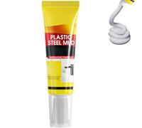 Multifunctional Waterproof White Caulk with Scraper, Plastic Steel Mud Caulk, Waterproof Tile Grout Filler Sealant for Kitchen Bathroom (1set)