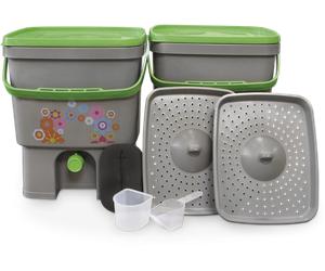 Multikraft Seau de Compostage Bokashi Organko - 2 seaux