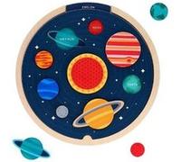 MultiLanguage Solar System Wooden Tray Puzzle by Petit Collage Petit Collage (Auteur)