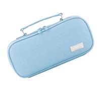 Multilayer Makeup Bag, Polyester Stationery Bag, Handheld Pencil Case, Pocket Pencil Case, Large Capacity Pouch, Multifunctional Pen Organizer, Ballpoint Pen Case, Zippered Stationery Ba, bleu,