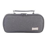 Multilayer Makeup Bag, Polyester Stationery Bag, Handheld Pencil Case, Pocket Pencil Case, Large Capacity Pouch, Multifunctional Pen Organizer, Ballpoint Pen Case, Zippered Stationery Ba, Gris,