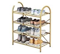 Multilayer Shoe Rack Multilayer Wrought Iron Shoe Rack Simple Household Storage Shoe Cabinet (Or), 5026100cm ()