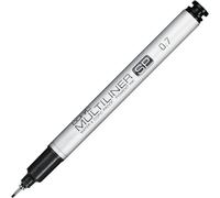 Multiliner Sp 0,7 Mm, Black, Feutre Fin En Aluminium Avec Pointe Fine Et Encre À Pigments Résistante À L'eau