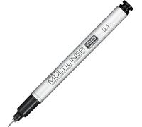 Multiliner Sp Black 0,1 Mm Feutre À Pointe Fine En Aluminium Avec Encre Pigmentée Noire Imperméable Pour Croquis,Dessins Et Illustrations.[Y774]