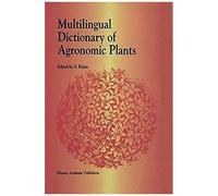Multilingual Dictionary Of Agronomic Plants