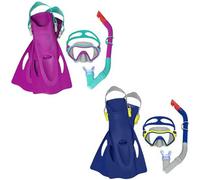 Bestway Kit masque, tuba et palmes Crusader – Taille 37-41
