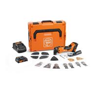 Multimaster 18V AMM 500 PLUS Top + 2 batteries 2Ah + chargeur rapide + coffret L-BOXX - FEIN - 71293864000
