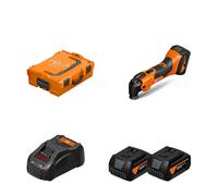 Multimaster 18V AMM 500 PLUS Top + 2 batteries 4 Ah AMPShare + chargeur + coffret L-BOXX - FEIN FRANCE - 1293861000