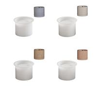 Multime De Bol Bol Moustilles En Silicone Artisanal Moules Rangement Adaptés À La Résine Ou Bougeoirs En Plâtre