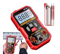 Multimeter Tester, Digital Measuring Tool, Smart 6000 Counts Display, Precision Diagnostic Function, 4.53x2.36x1.14 Inches, Ideal for Solar, Car, Industrial, Circuit, HVAC, Construction Use