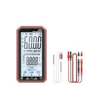 Multimètre 6000 Points, Testeur De Tension AC/DC 620 A, Mesure De Courant 10 A, Test De Résistance/condensateur/diode Zero Fire Line(RH227-620A red)