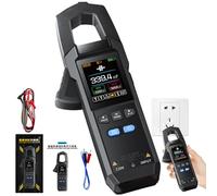 Multimètre À Pince | Appareil De Mesure À Pince Précise 10 000 Comptes | Testeur De Circuit Automatique Rechargeable 600A,Pour Le Diagnostic Et La Réparation Domestique Des Circuits Électriques